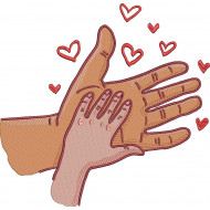 Father And Child Hands