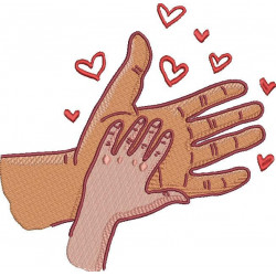 Father And Child Hands