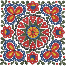 Scandinavian Folk Pattern