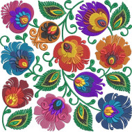 Floral Block Pattern