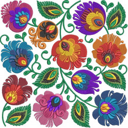 Floral Block Pattern