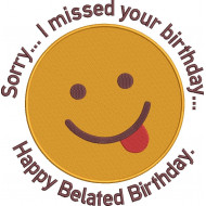 Happy Belated Birthday