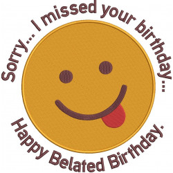 Happy Belated Birthday