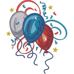 New Year Balloons