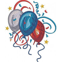 New Year Balloons