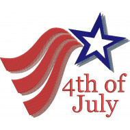 4th Of July With Star
