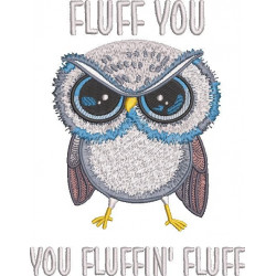 Fluff You Funny Baby Owl