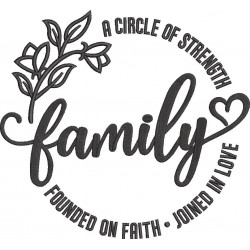 A Circle Of Strength Family Quote