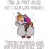 Dumb Ass Funny Unicorn Quote