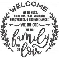 Welcome Family Quote