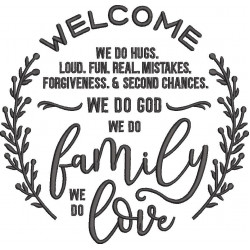 Welcome Family Quote