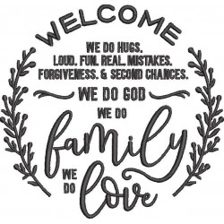 Welcome Family Quote