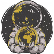 Astronaut Saving Earth