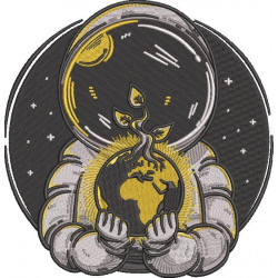 Astronaut Saving Earth