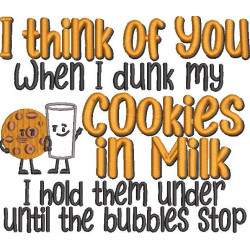 Cookies In Milk Funny Quote