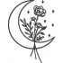 Flower In Crescent