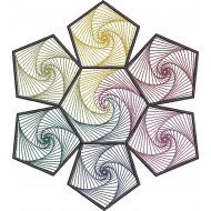 Floral Hexagon Pattern