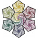 Floral Hexagon Pattern