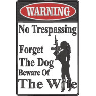 Warning No Trespassing