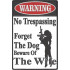 Warning No Trespassing