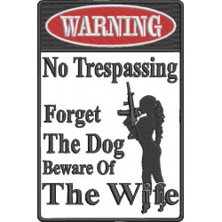 Warning No Trespassing