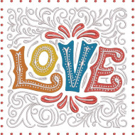 Love Word Art