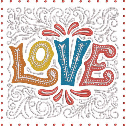 Love Word Art
