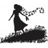Butterfly Girl Black