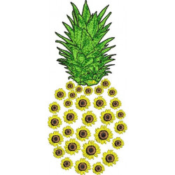 Floral Flower Pineapple