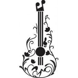 Guitar Floral