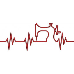 Sewing Machine Heart Beats