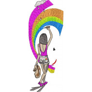 Girls With Rainbow