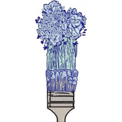 Floral Paint Brush