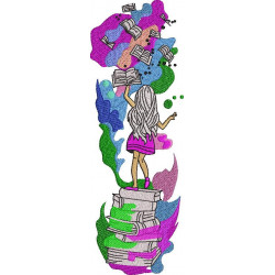 Girl With Books