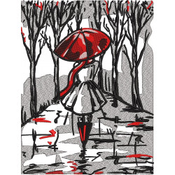 Lady In Rain