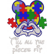 Puzzle Embroidery Design