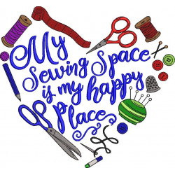 My Sewing Space Is My Happy Place
