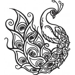 Peacock Embroidery Pattern