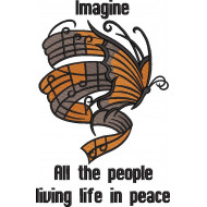 Butterfly Musical Motivational Quote