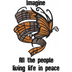 Butterfly Musical Motivational Quote