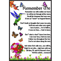 Remember Me Poem