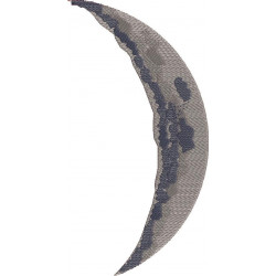 Waxing Crescent Moon Phase 01