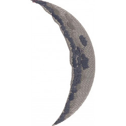 Waxing Crescent Moon Phase 01