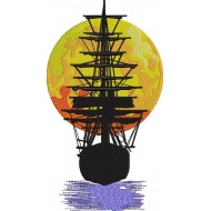 Nautical Wind Sailing Boat