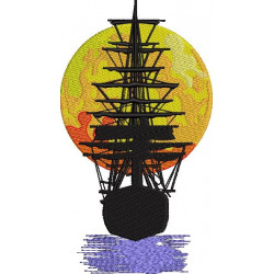 Nautical Wind Sailing Boat
