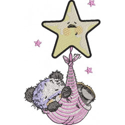 Bear Playing With Star