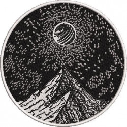 Mountain & Moon