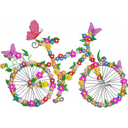 Flower Bicycle