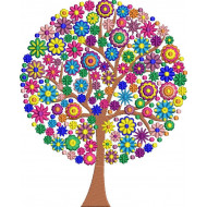 Colorful Floral Tree