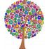 Colorful Floral Tree